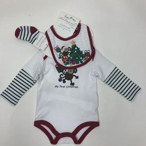 Starting out Boys 4 piece Christmas Outfits 24M